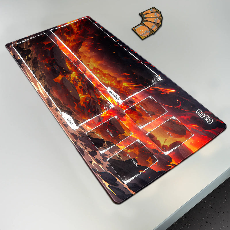 TCG Mat Magic The Gathering Red Aggro