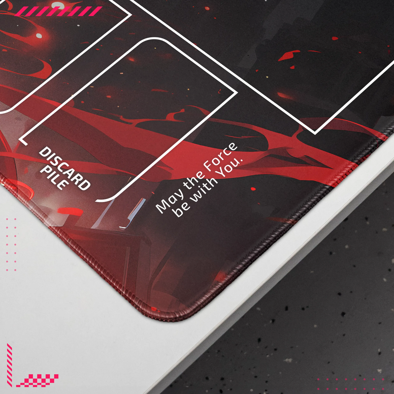 TCG Mat SWU Red Luminous Blade