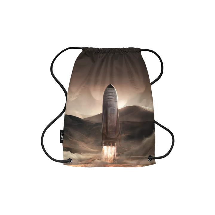 Drawstring Backpack Colonization Ship Landing
