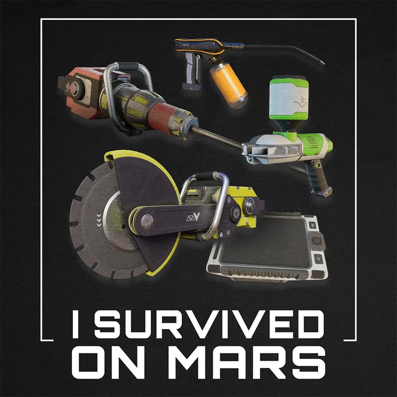 T-shirt I Survived on Mars