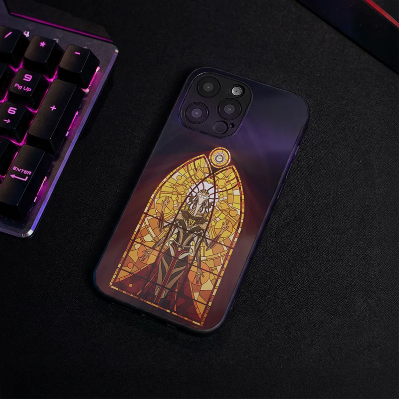 Glass Phone Case Synth Queen
