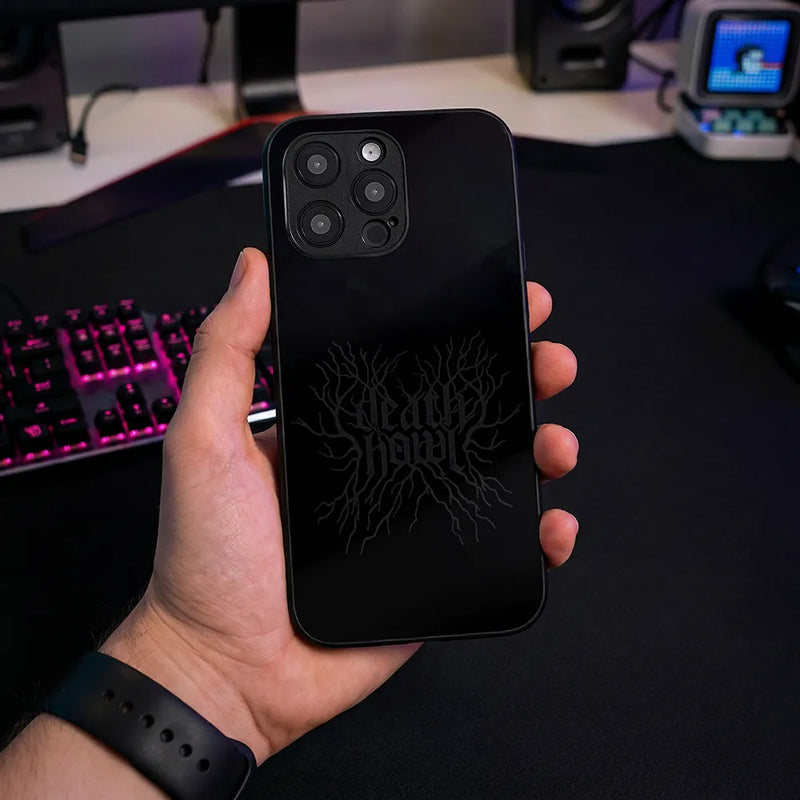 Glass Phone Case Death Howl Tour Logo