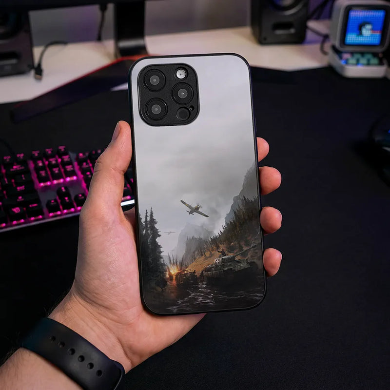 Glass Phone Case Death or Dishonor