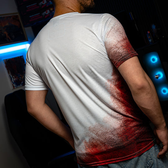 T-shirt Red & White Banner