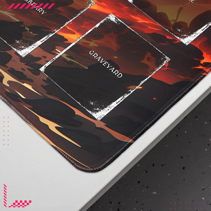 TCG Mat Magic The Gathering Red Aggro