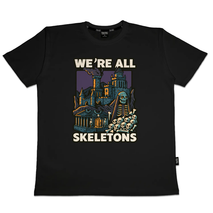 T-shirt We're All Skeletons