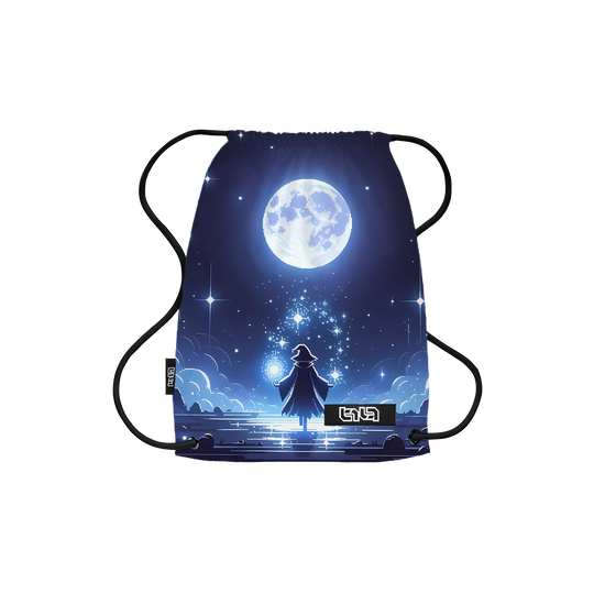 Drawstring Backpack Moonlight Pixel