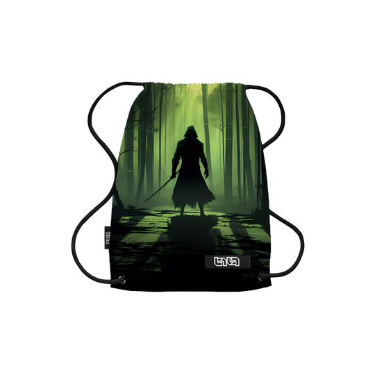 Drawstring Backpack Bamboo Forest