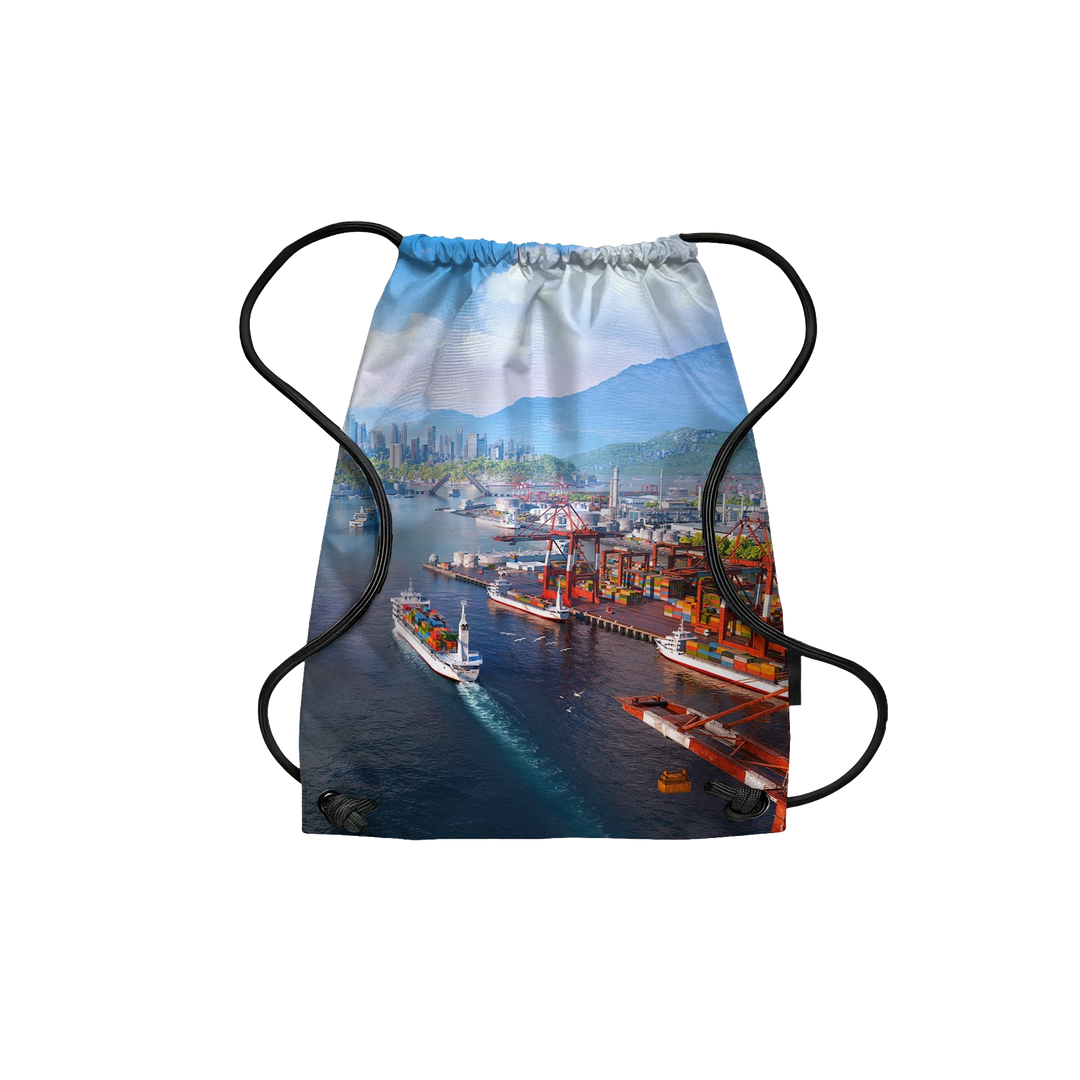 Drawstring Backpack Bridges & Ports