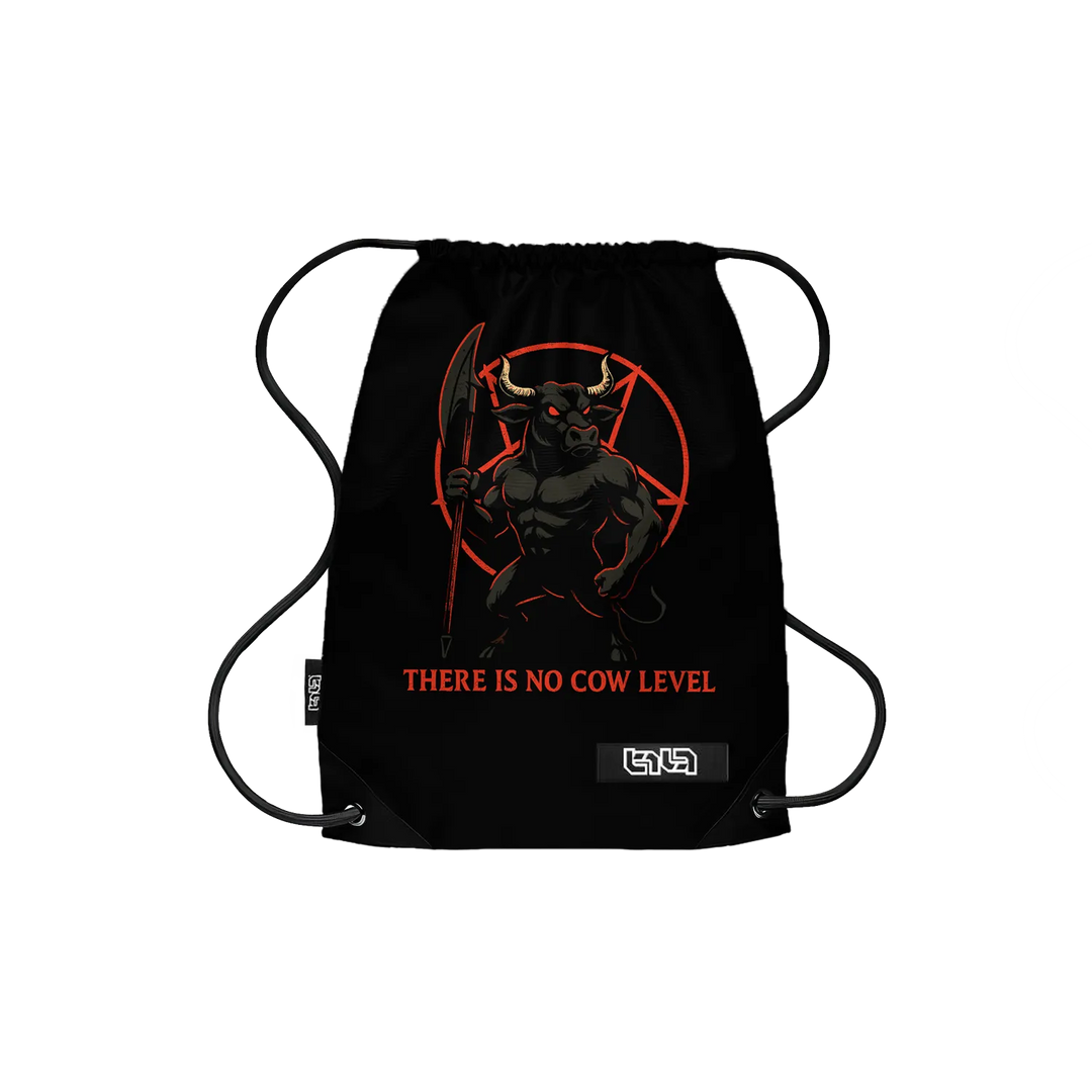 Drawstring Backpack No Cow Level