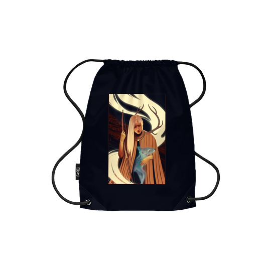 Death Howl Cover Drawstring Backpack