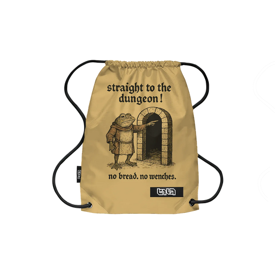 Drawstring Backpack Straight to Dungeon