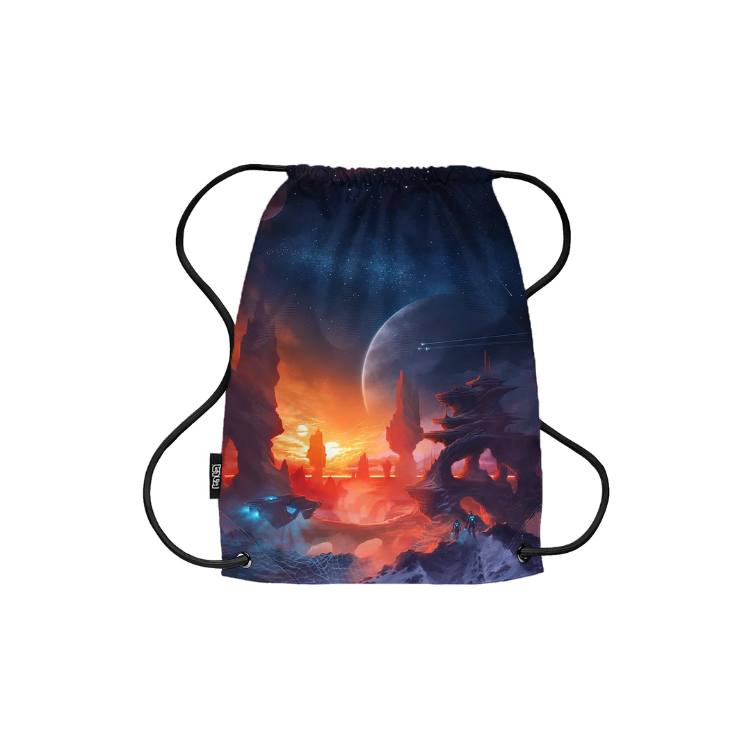 Drawstring Backpack Alien Horizon