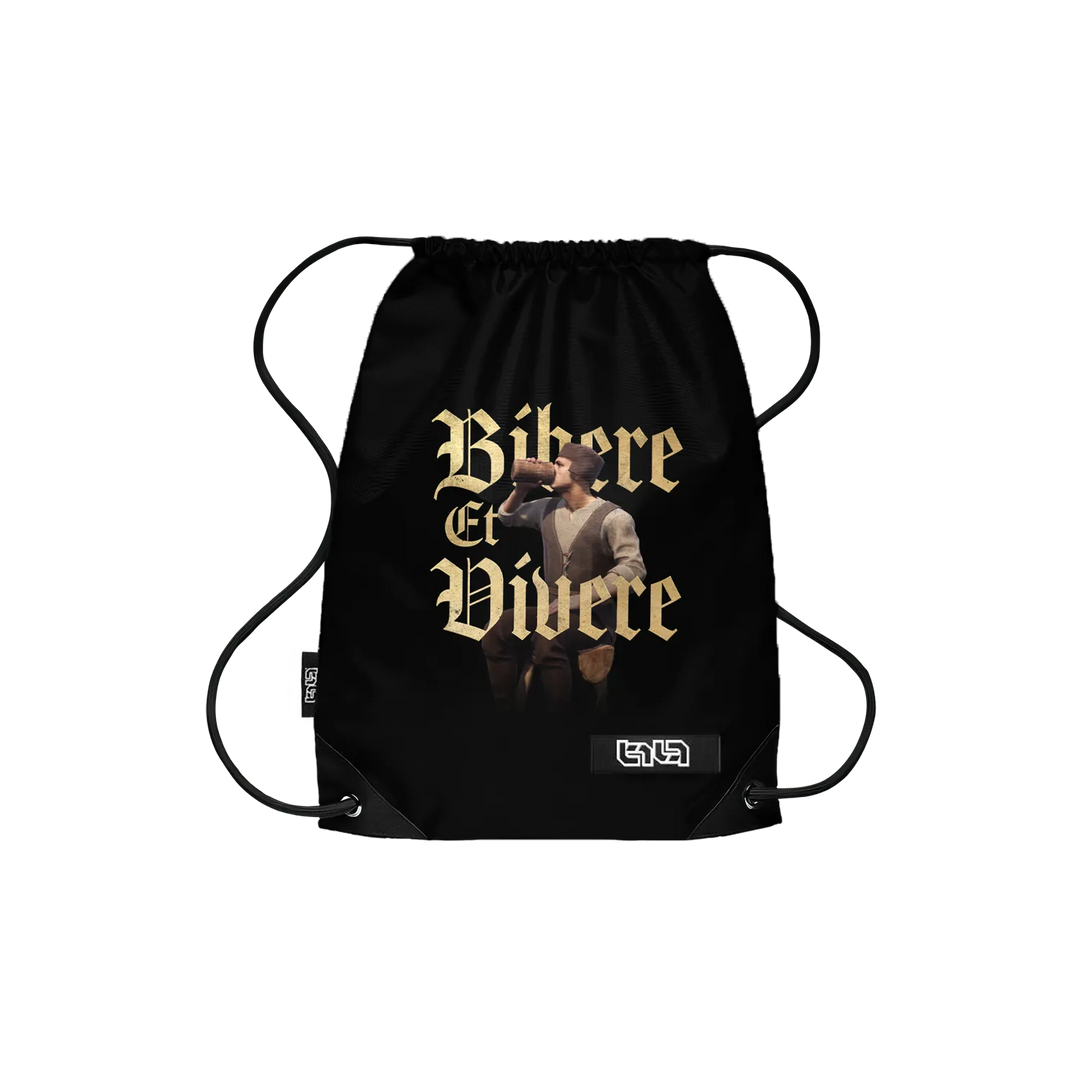 Drawstring Backpack Bibere et Divere