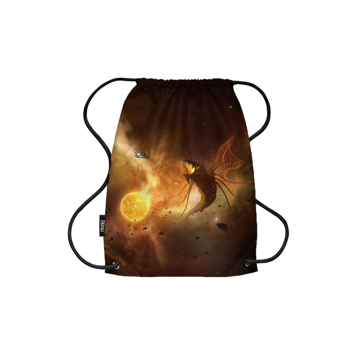 Drawstring Backpack Space Dragon