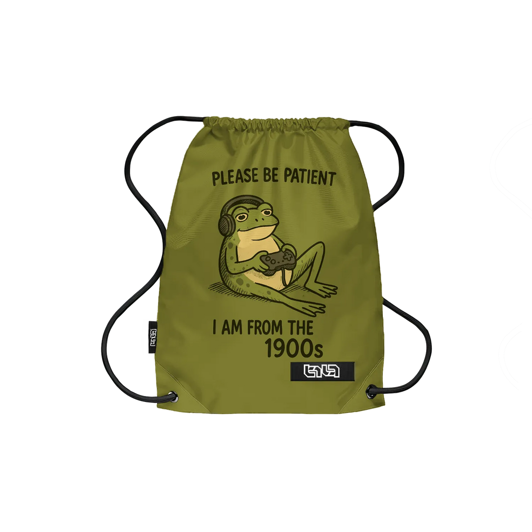 Drawstring Backpack Please Be Patient