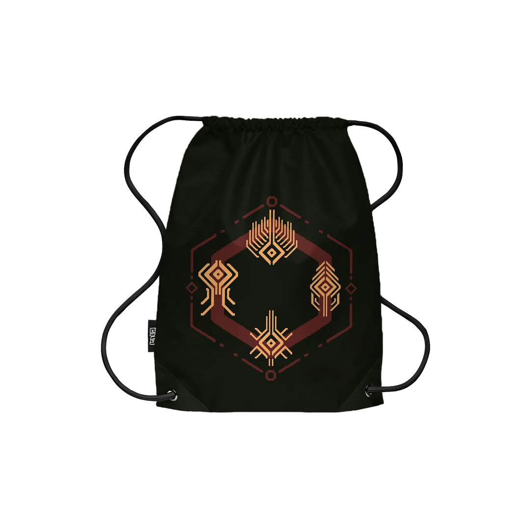 Death Howl Logo Drawstring Backpack