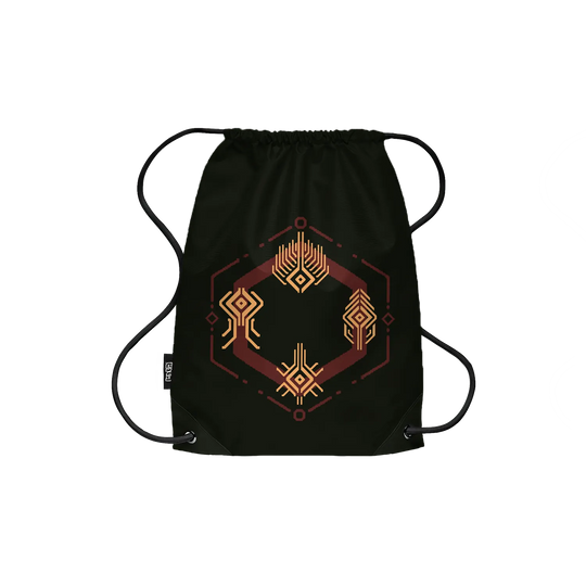 Death Howl Logo Drawstring Backpack