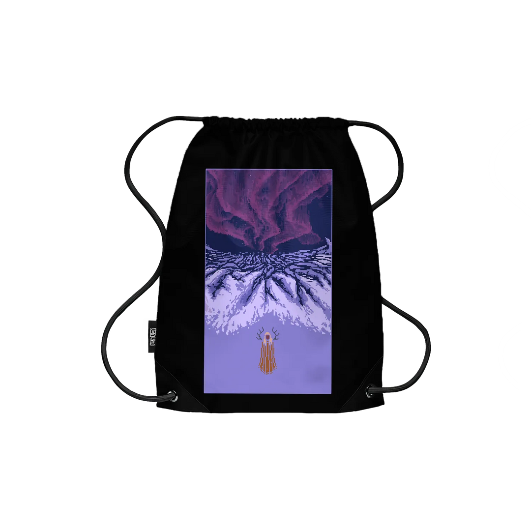 Northern Lights Drawstring Backpack