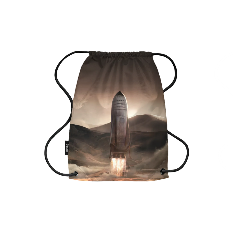 Drawstring Backpack Colonization Ship Landing