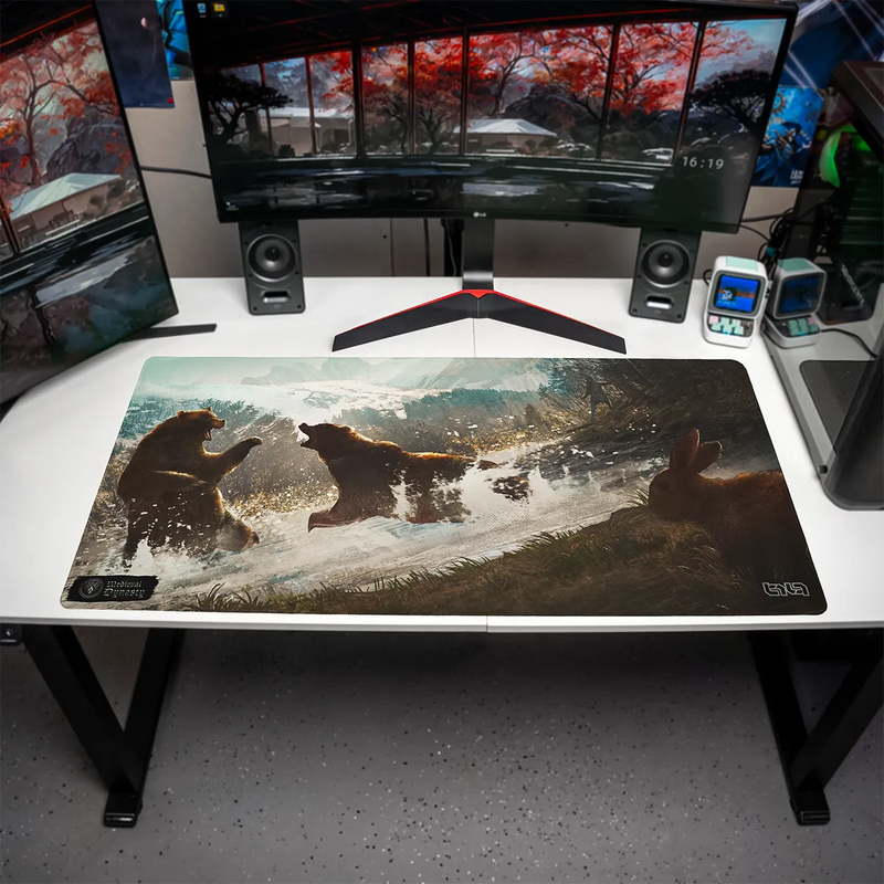 Mousepad Bear Fight