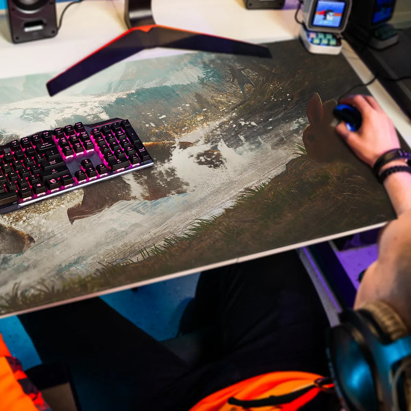 Mousepad Bear Fight