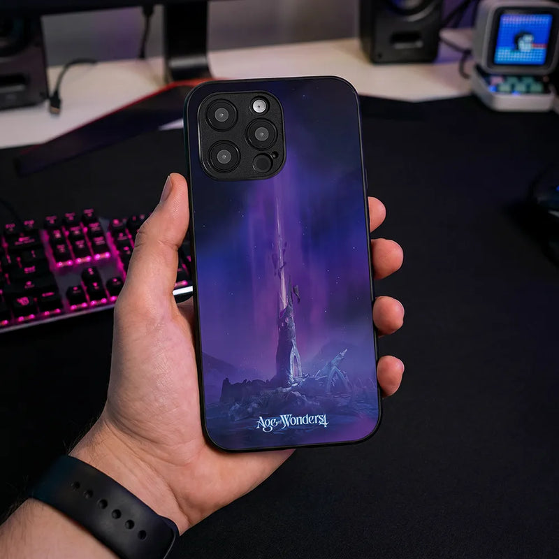 Glass Phone Case Ancient Wizard Tower