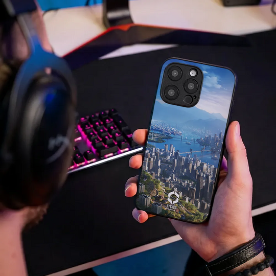 Glass Phone Case Skyline Bay