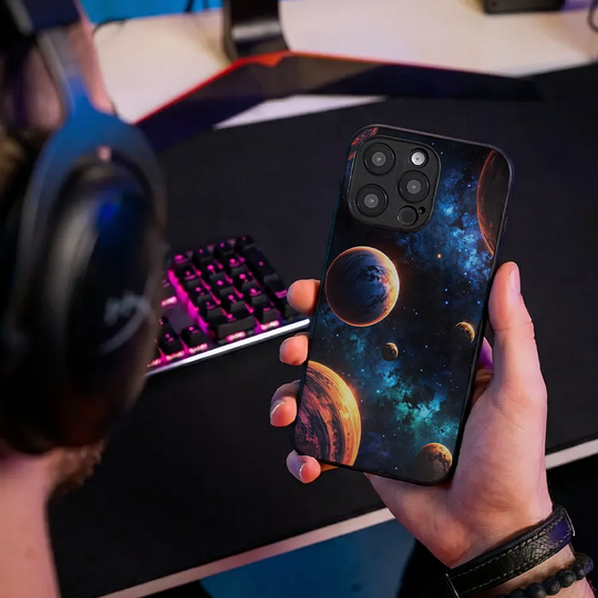 Glass Phone Case Planetarium