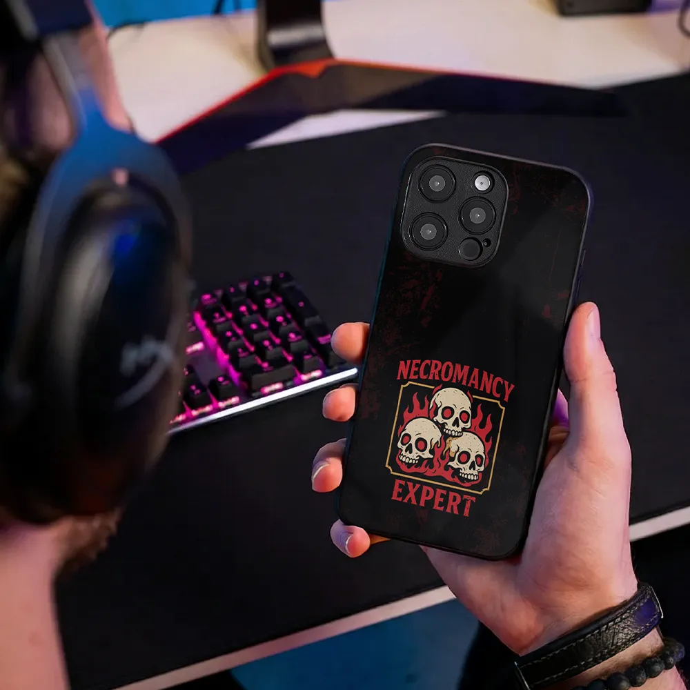 Glass Phone Case Necromancy Expert