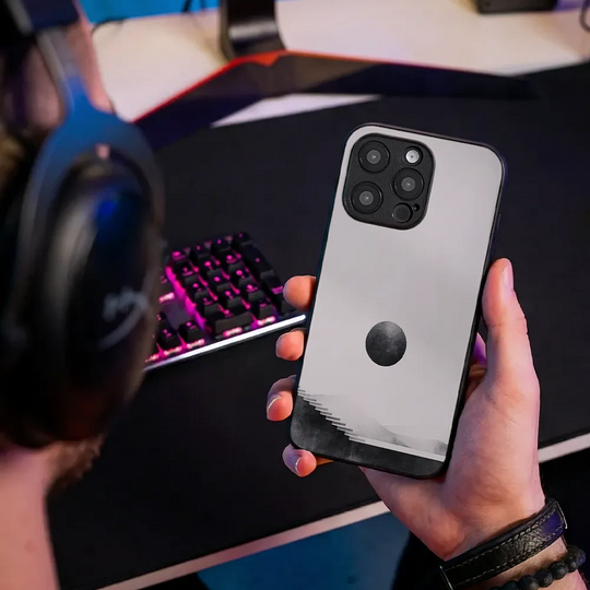 Glass Phone Case Gateway to Another World