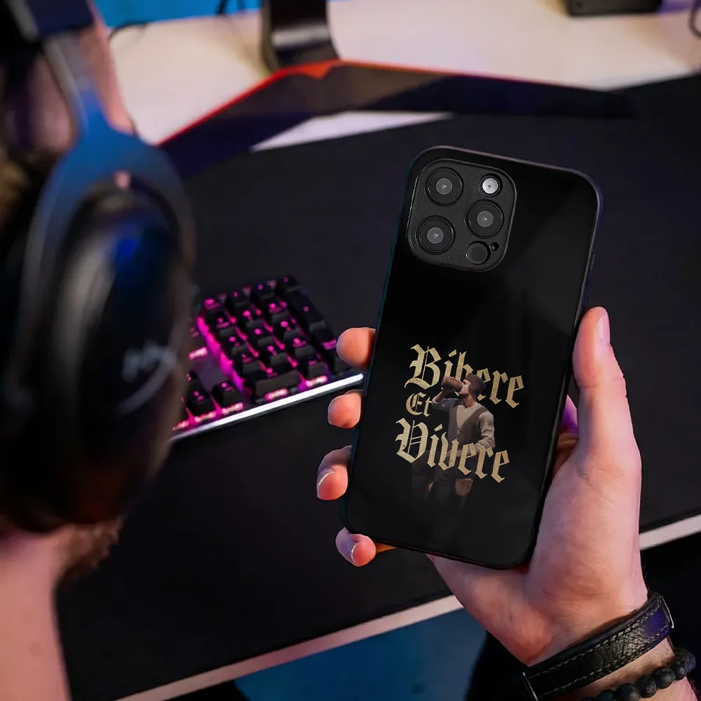 Glass Phone Case Bibere et Divere