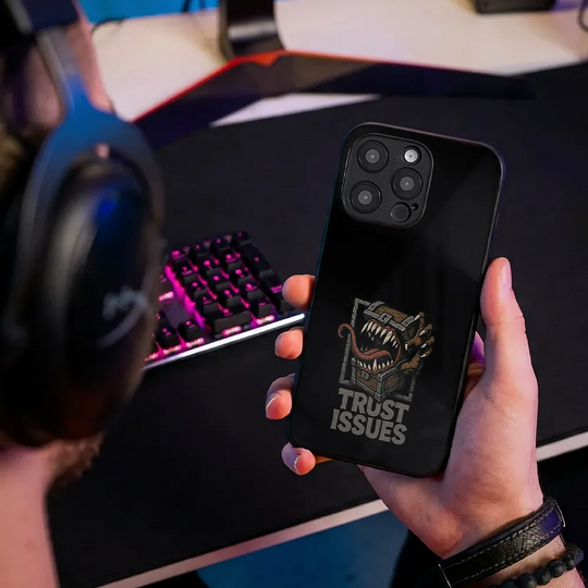 Glass Phone Case Trust Issues