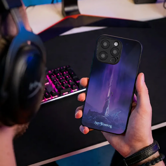 Glass Phone Case Ancient Wizard Tower